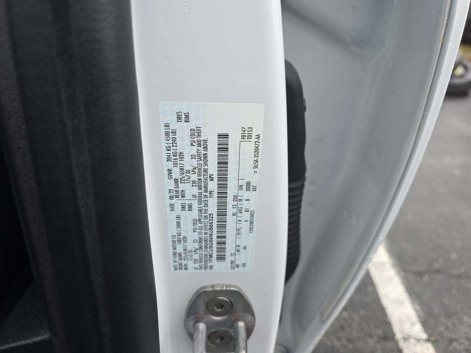 2022 Ford Escape SE AWD