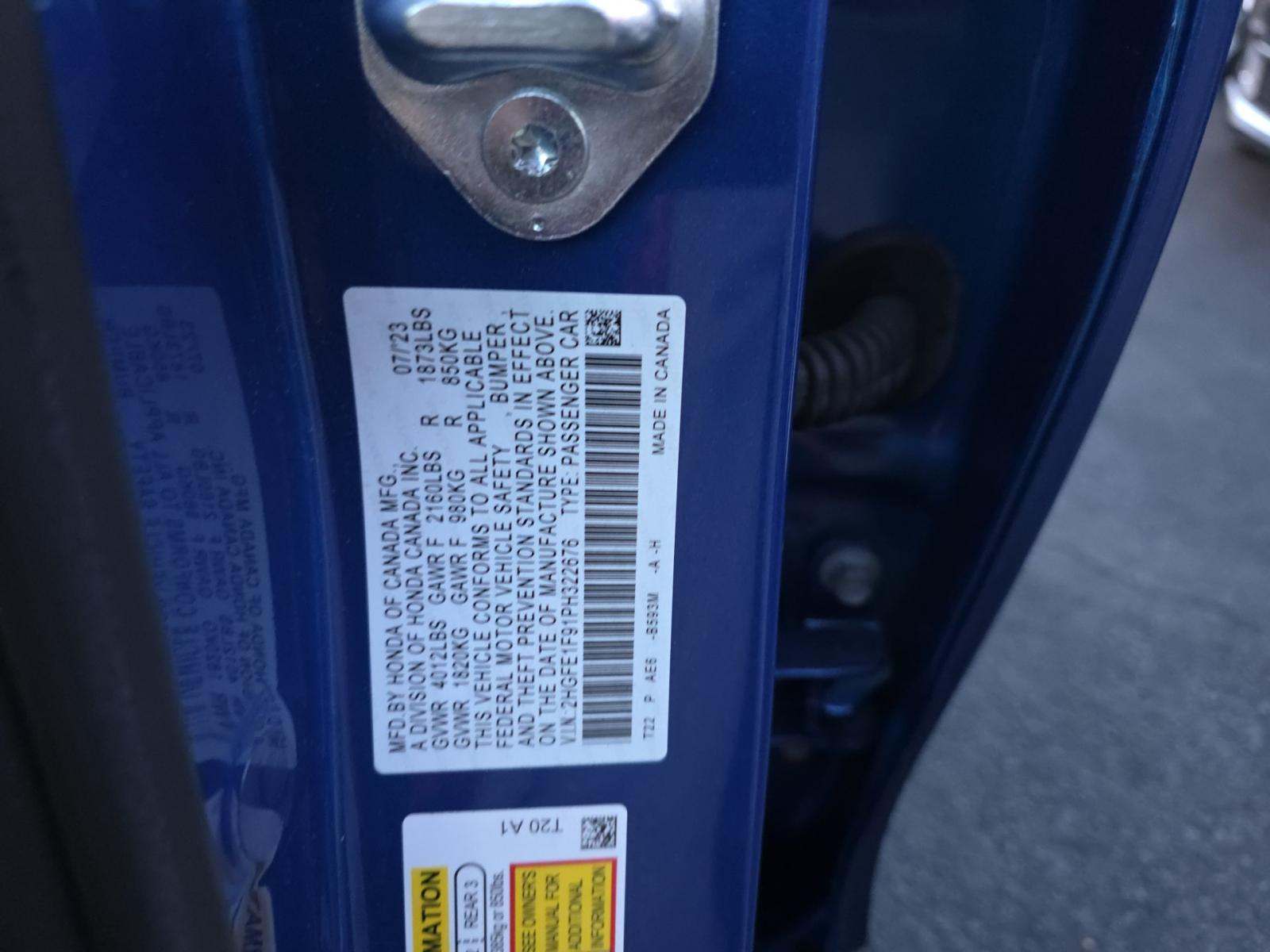 2023 Honda Civic Touring FWD