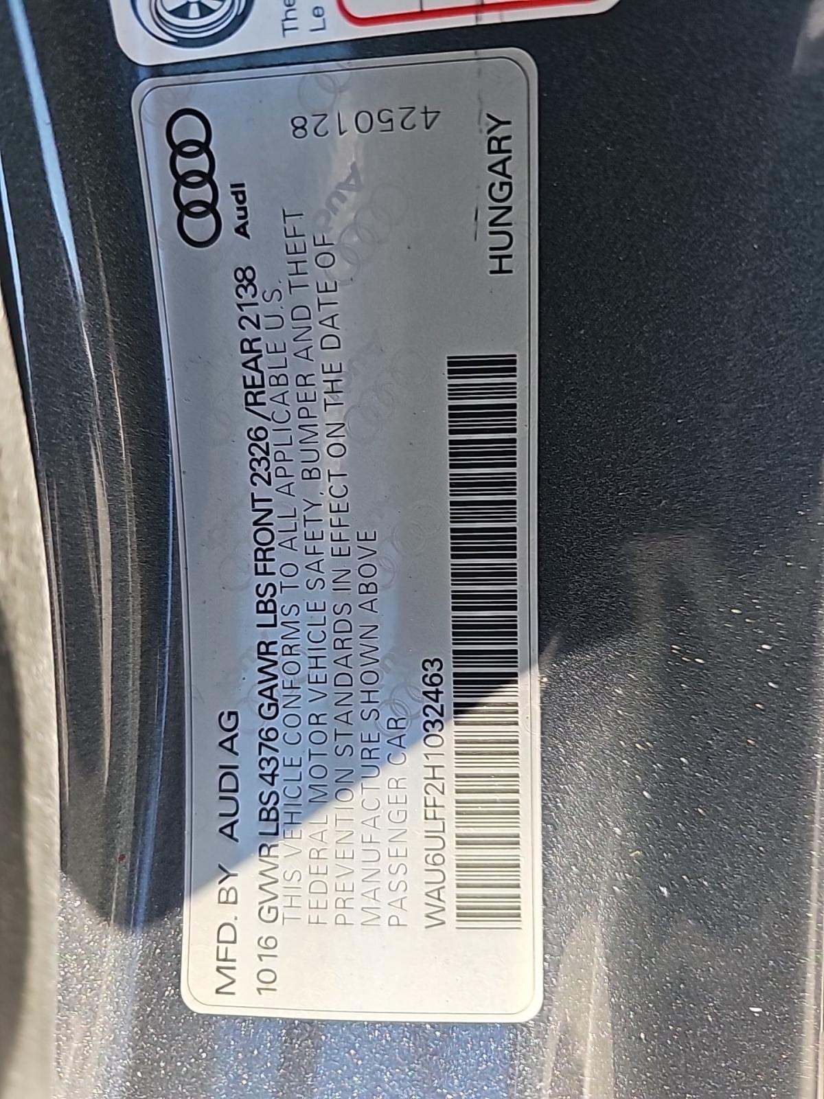 2017 Audi A3 2.0T Premium FWD