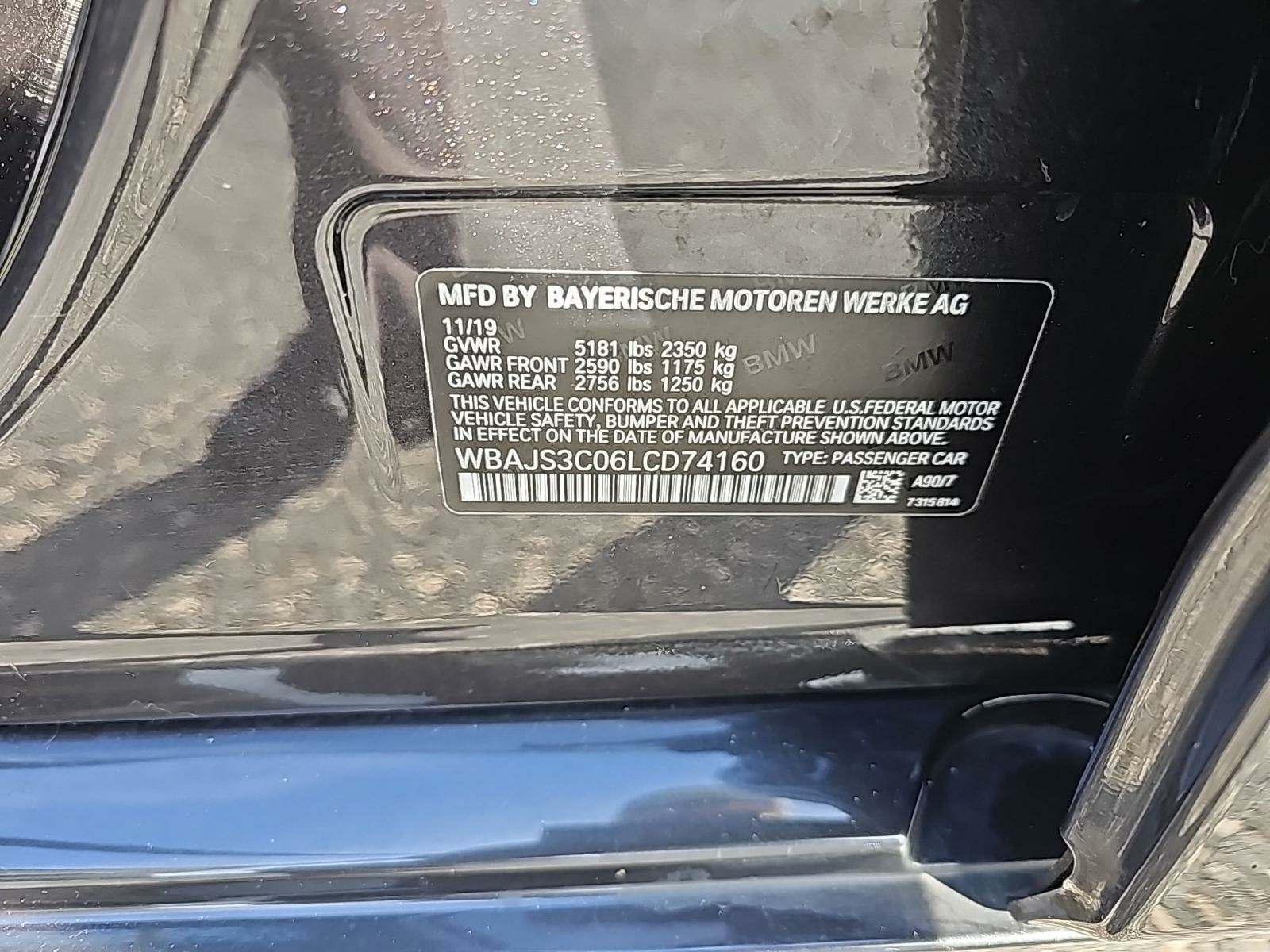 2020 BMW 5 Series 540i xDrive AWD