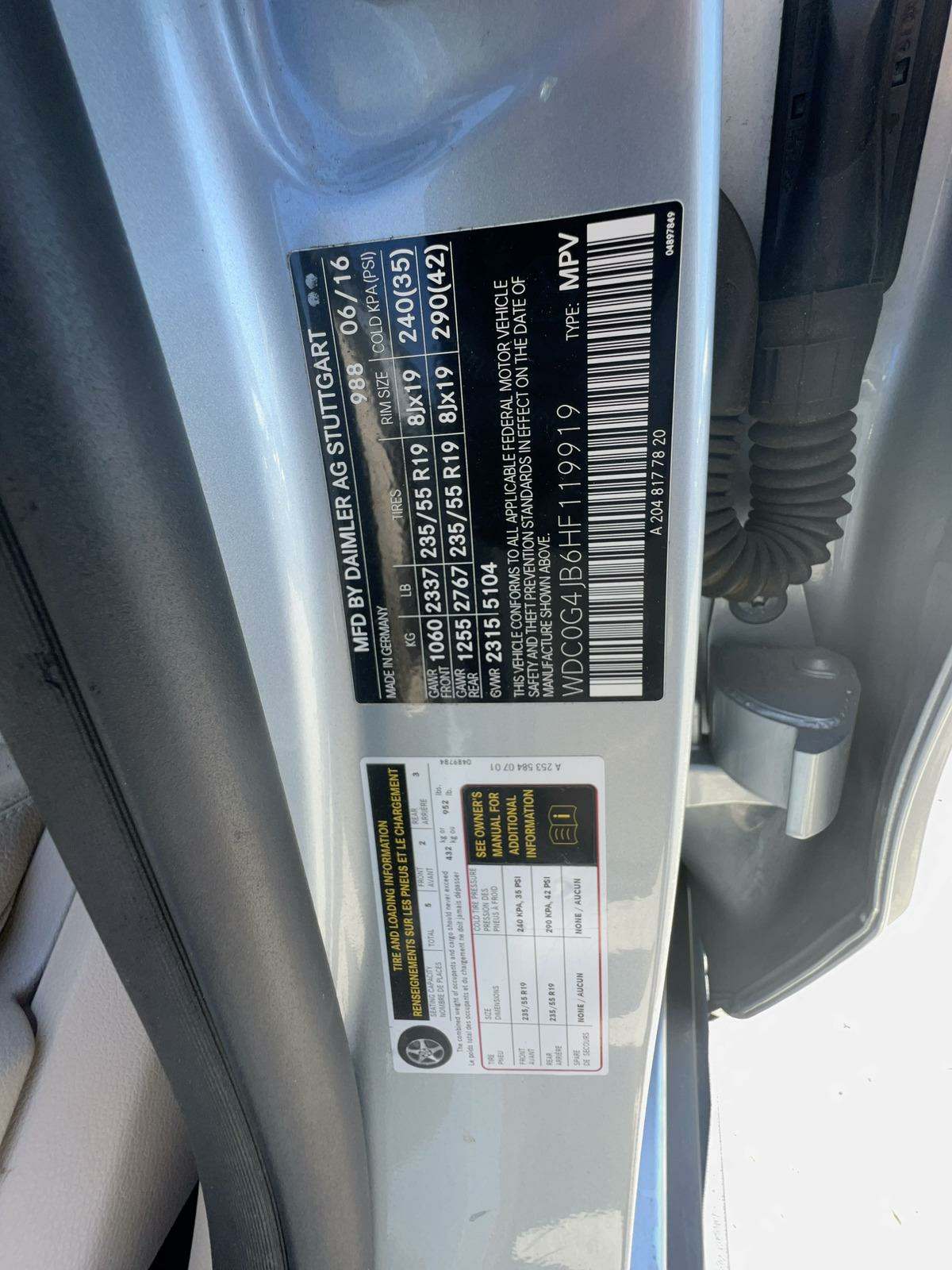 2017 Mercedes-Benz GLC GLC 300 RWD