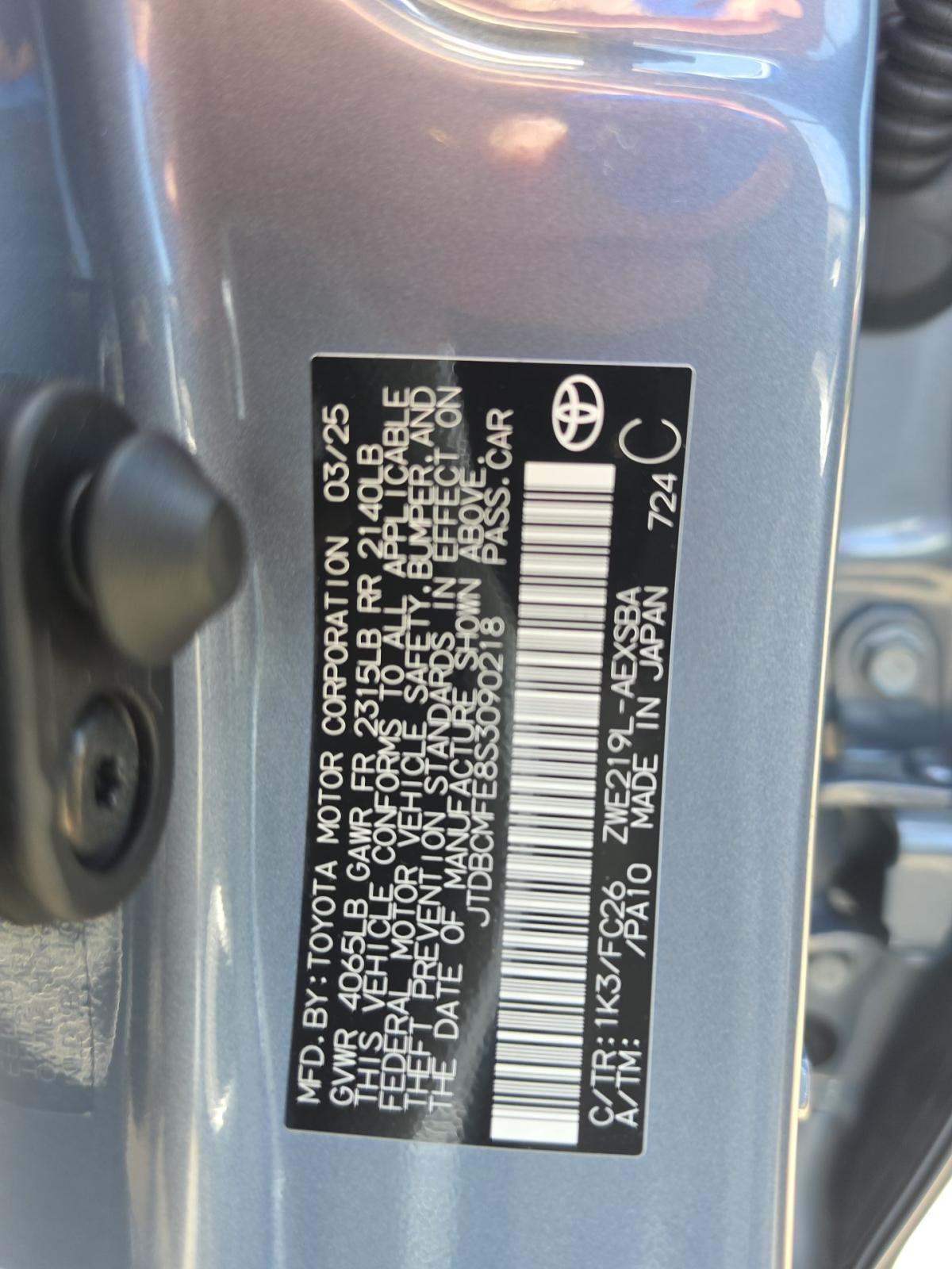 2025 Toyota Corolla Hybrid SE FWD