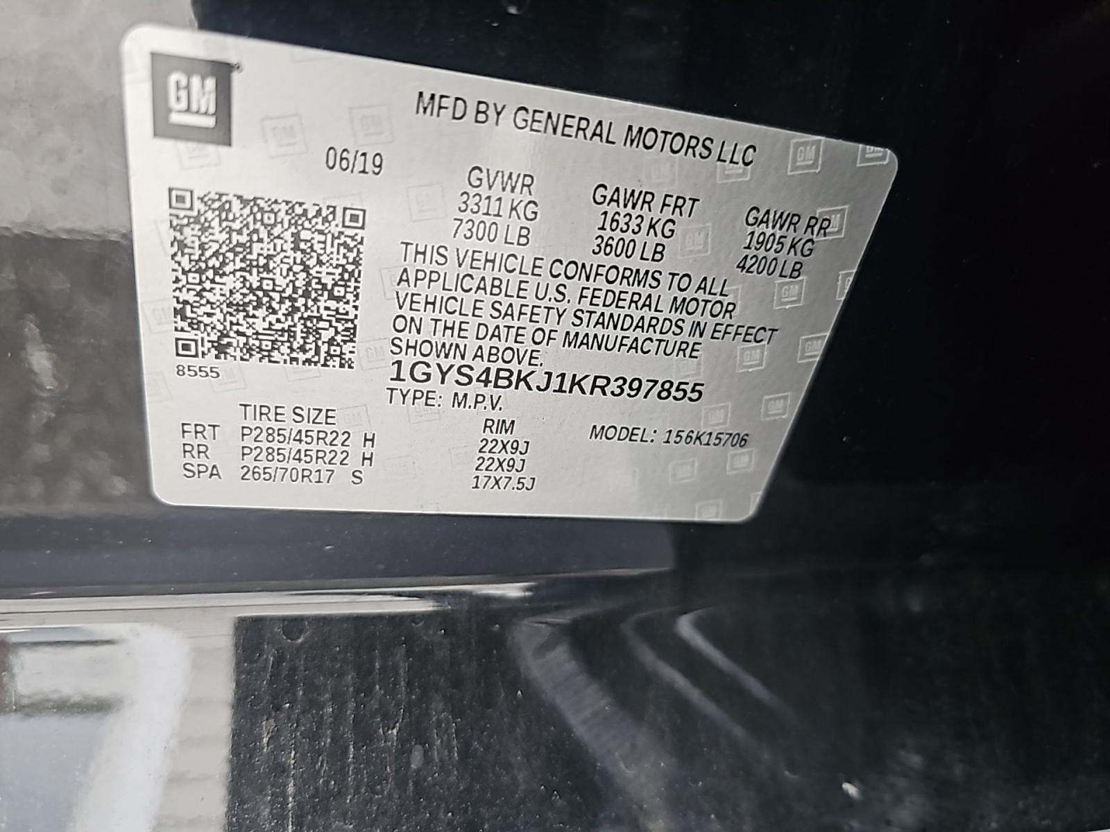 2019 Cadillac Escalade Luxury AWD