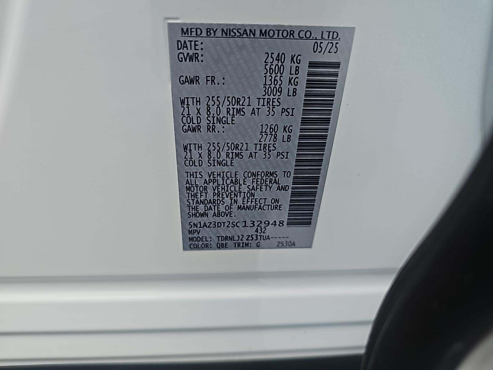 2025 Nissan Murano Platinum AWD