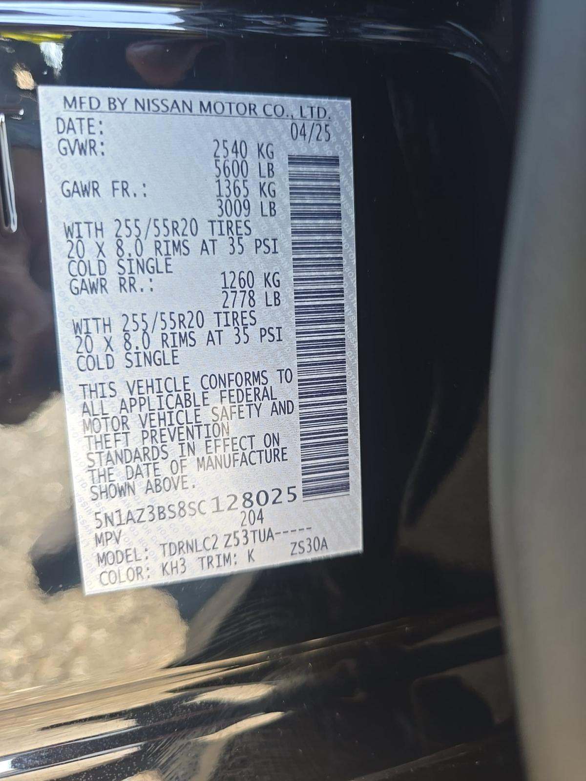 2025 Nissan Murano SV AWD