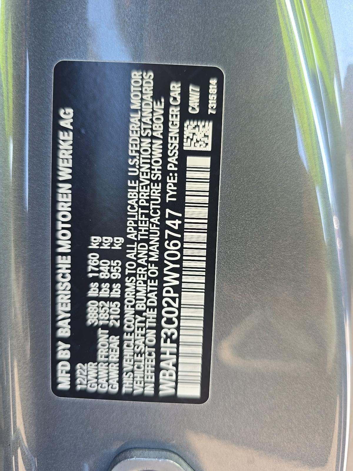 2023 BMW Z4 sDrive30i RWD