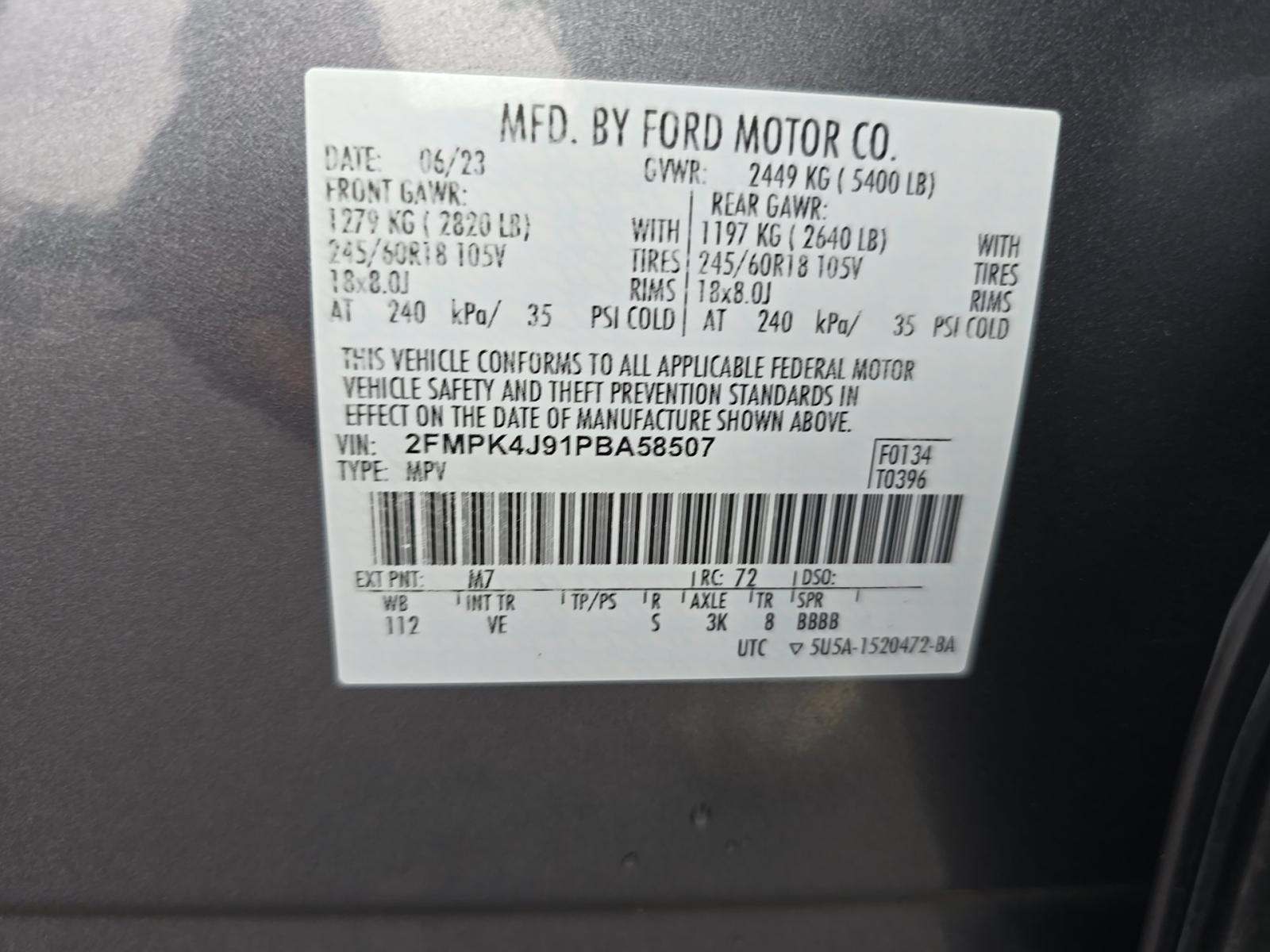 2023 Ford Edge SEL AWD