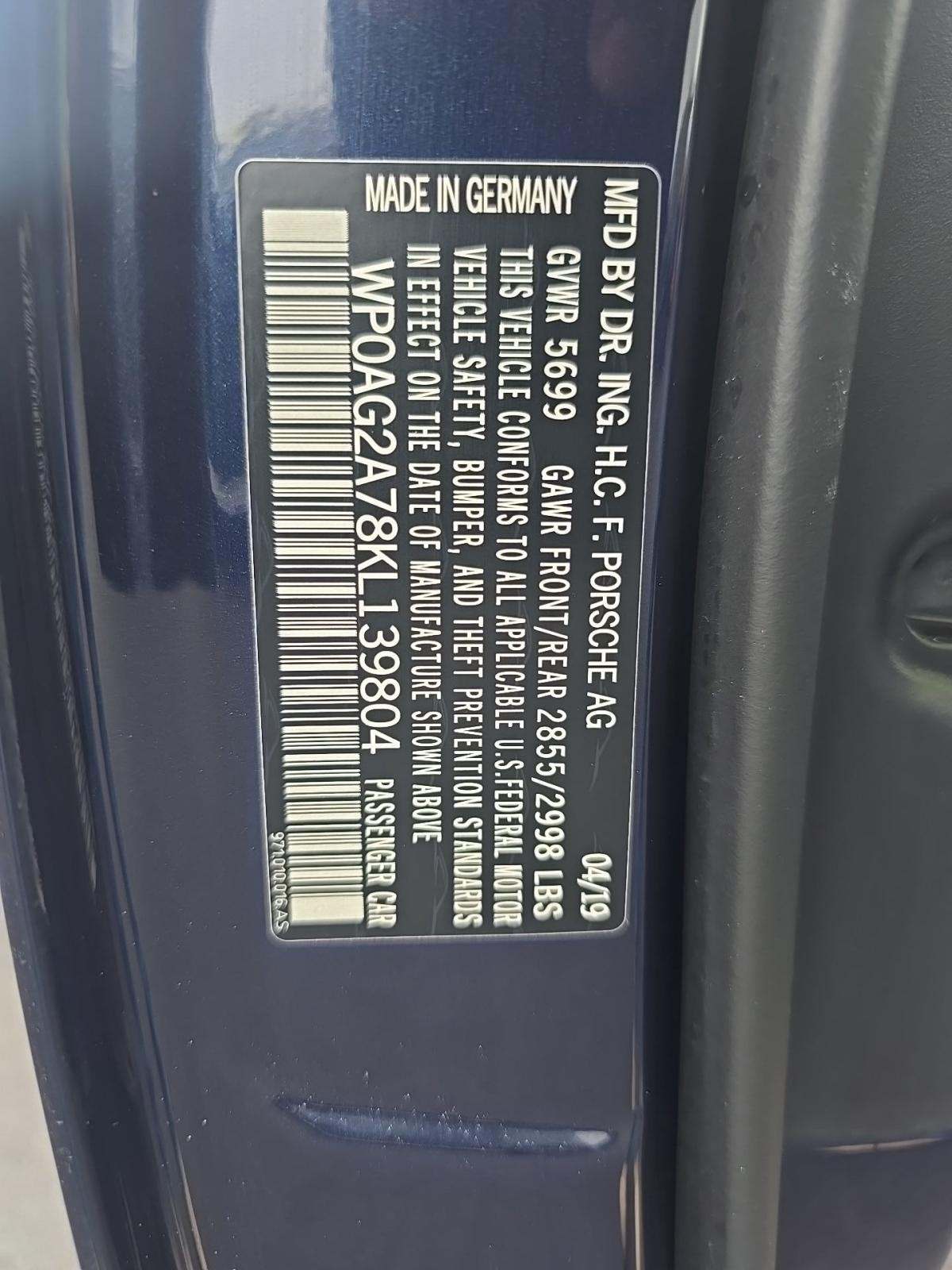 2019 Porsche Panamera GTS AWD