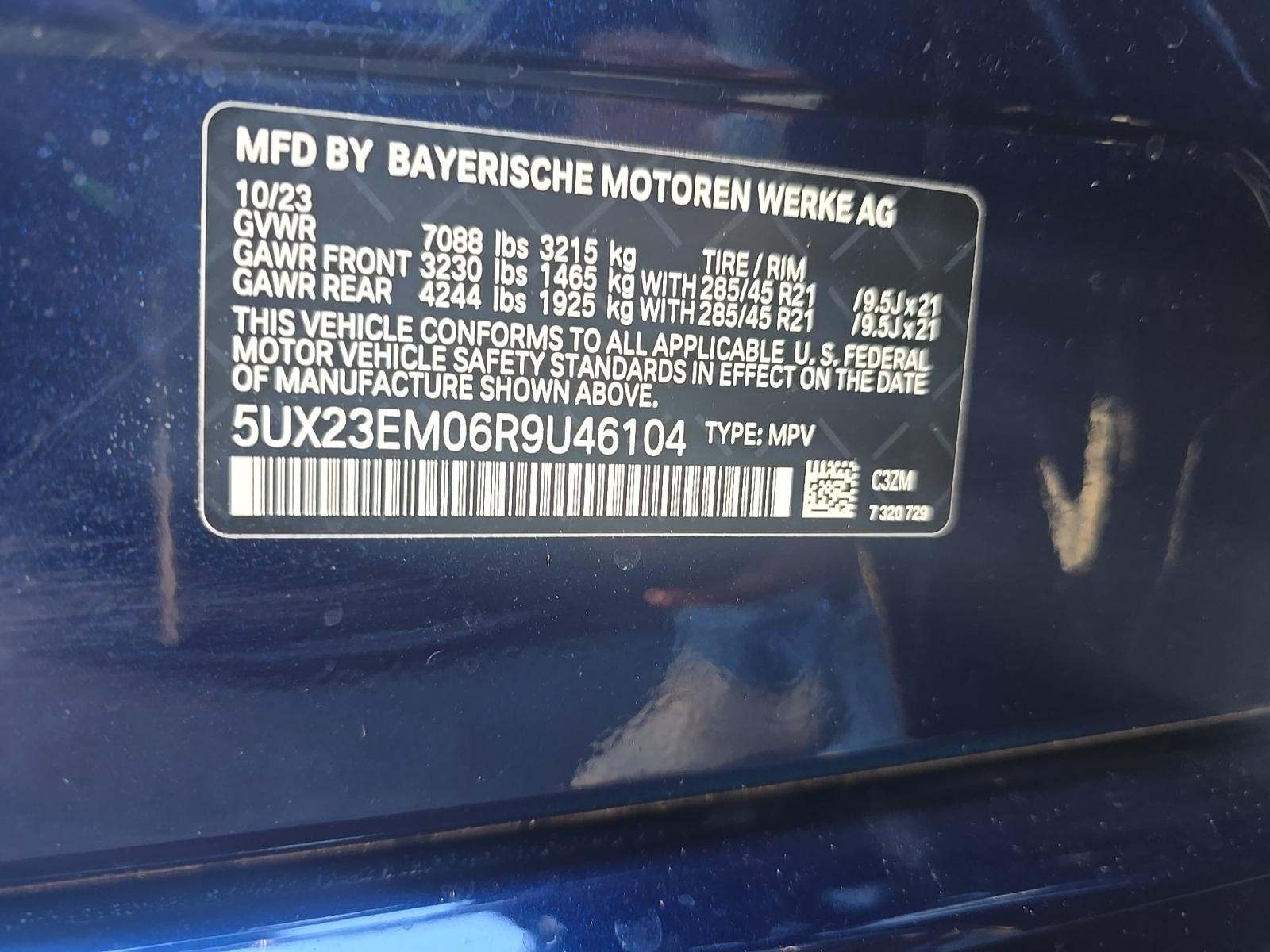 2024 BMW X7 xDrive40i AWD