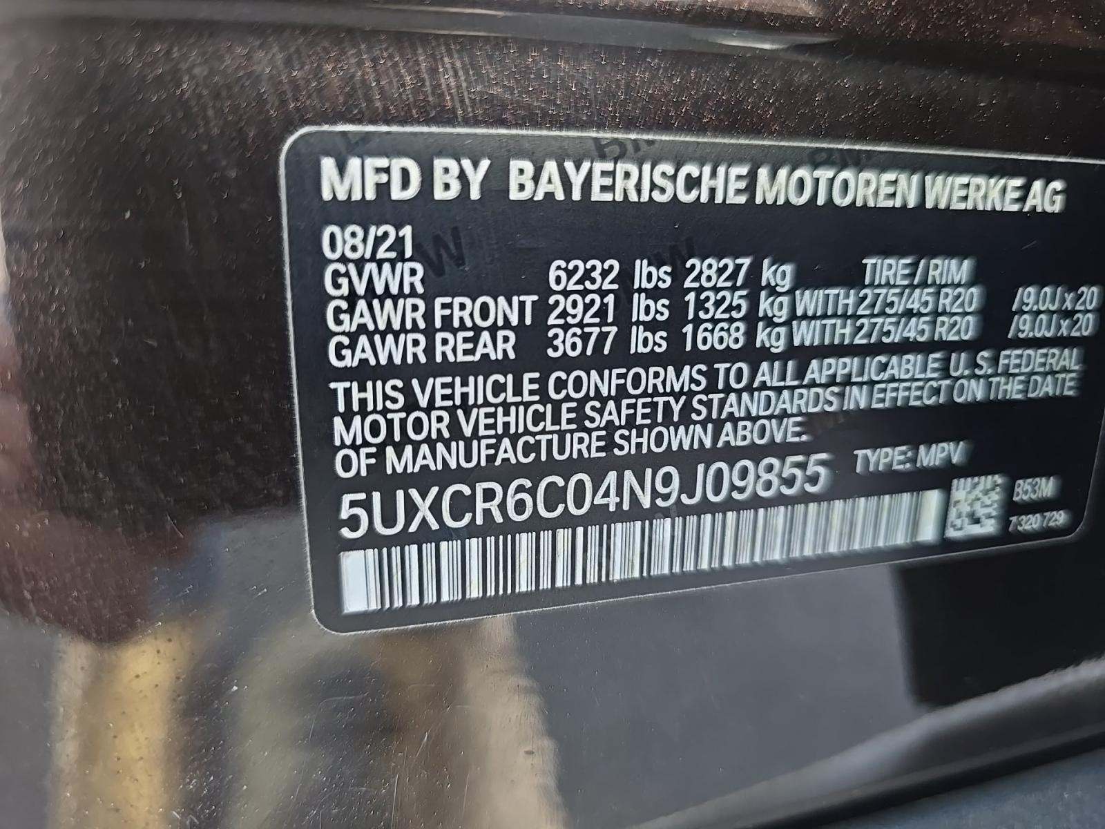 2022 BMW X5 xDrive40i AWD