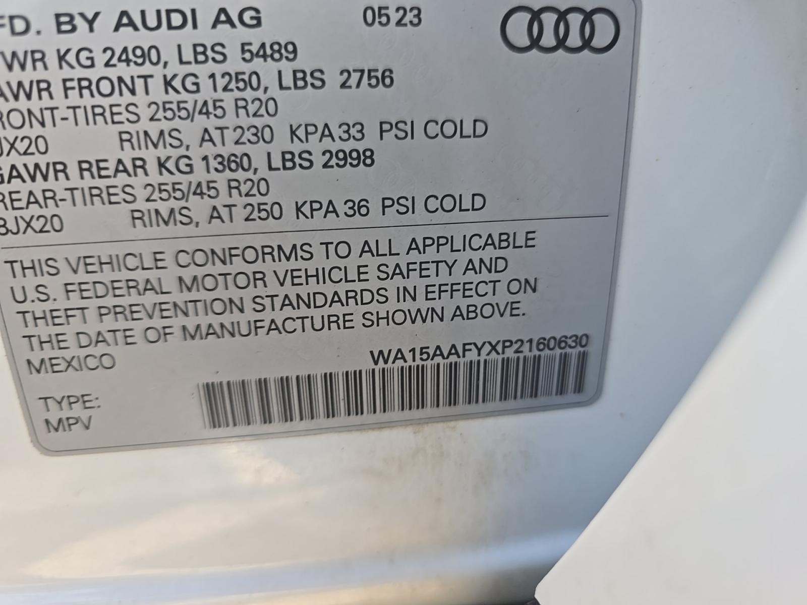 2023 Audi Q5 S line Premium Plus AWD