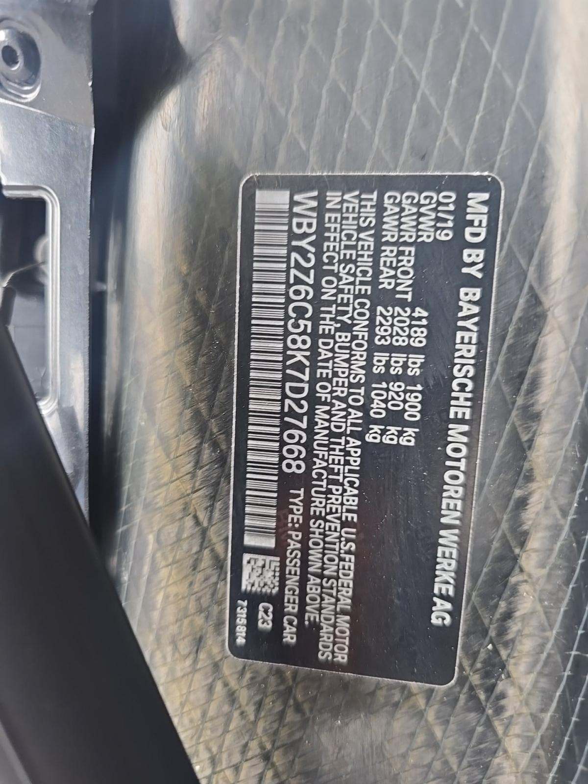 2019 BMW i8 Base AWD