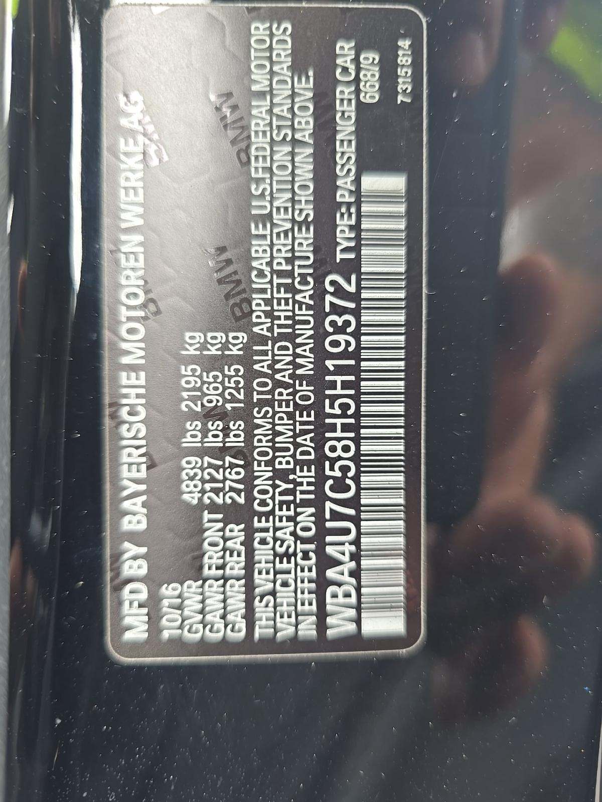 2017 BMW 4 Series 430i RWD