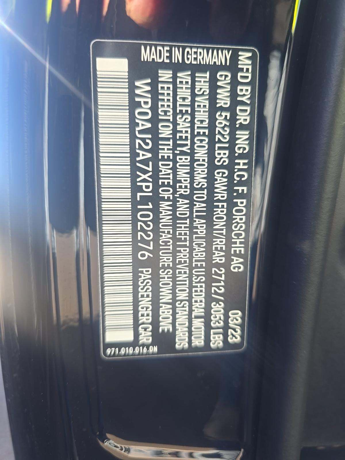 2023 Porsche Panamera 4 Platinum Edition AWD