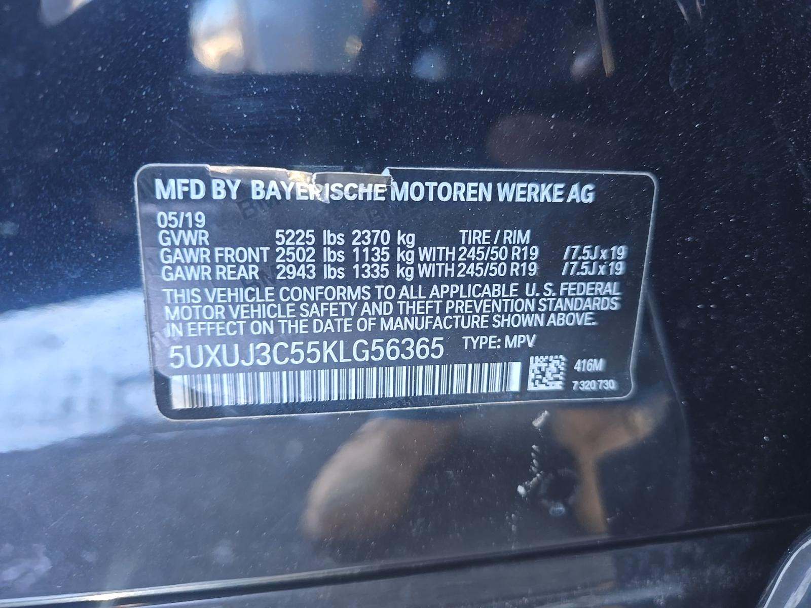 2019 BMW X4 xDrive30i AWD