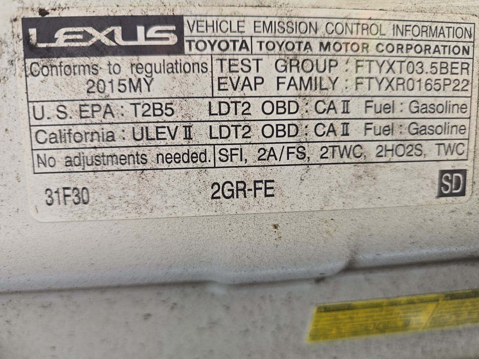 2015 Lexus RX RX 350 FWD