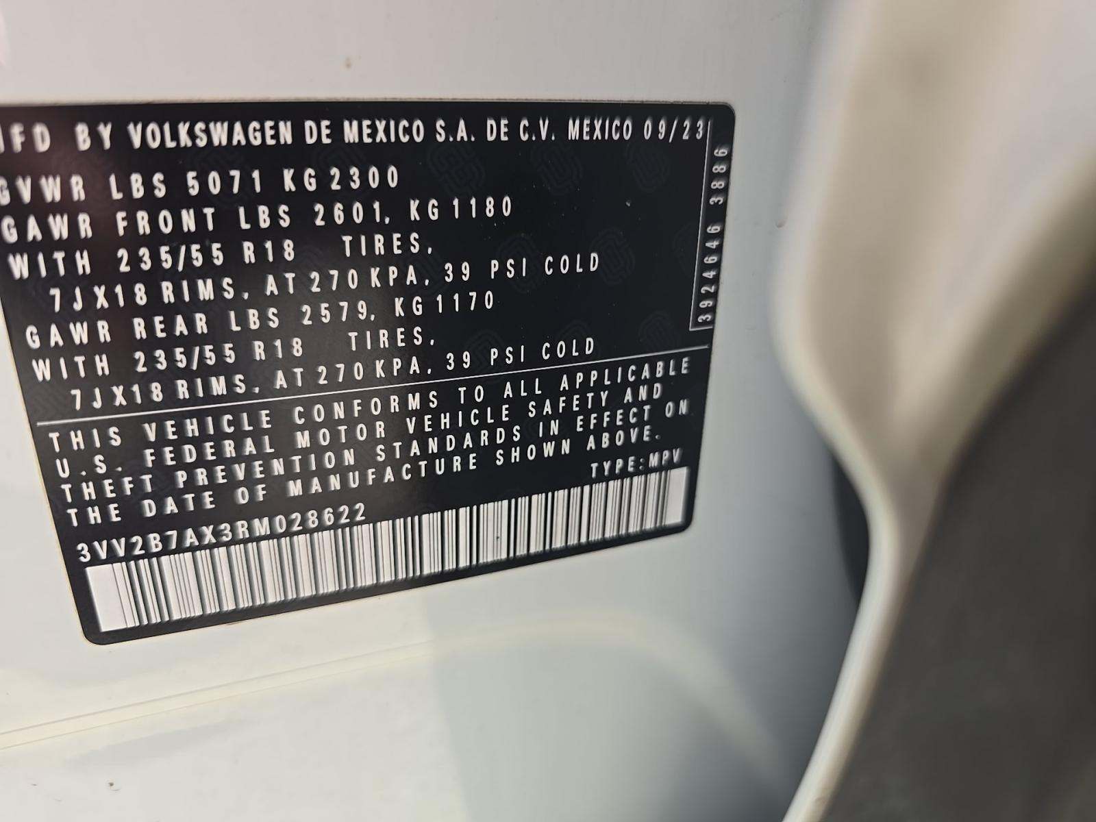 2024 Volkswagen Tiguan 2.0T SE AWD