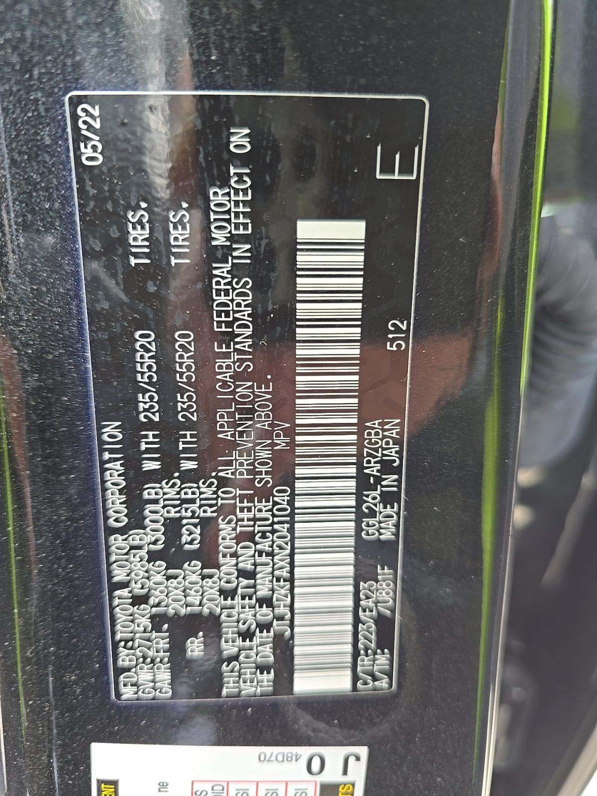 2022 Lexus RX RX 350L AWD