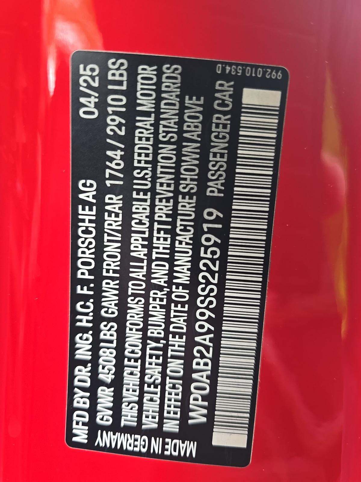 2025 Porsche 911 Carrera GTS RWD