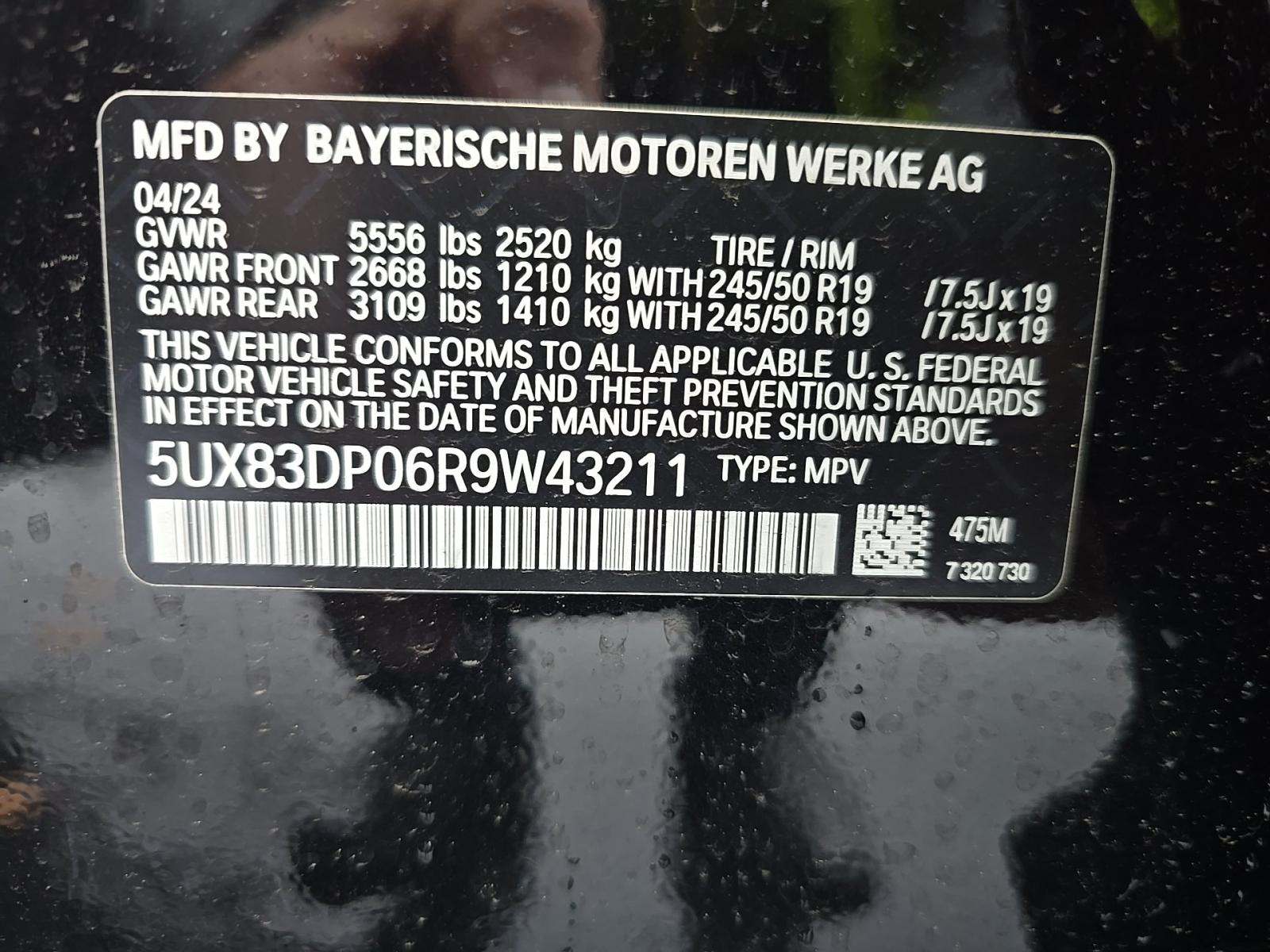 2024 BMW X3 M40i AWD