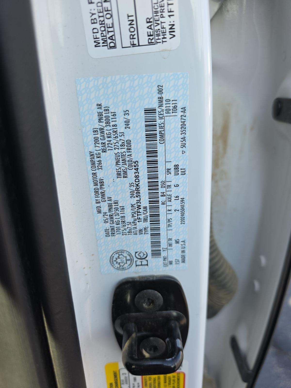 2024 Ford F-150 XLT AWD