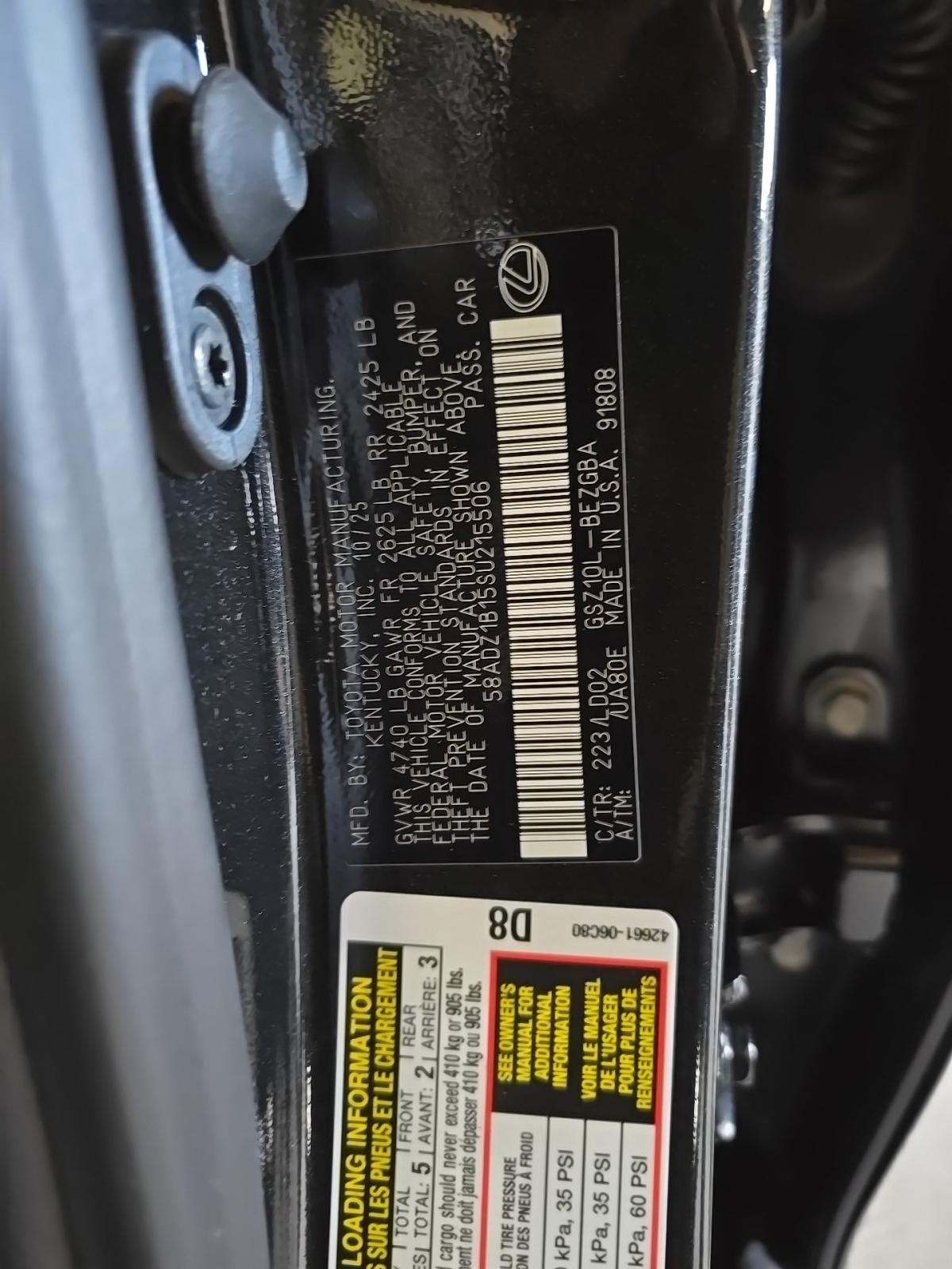 2025 Lexus ES ES 350 FWD