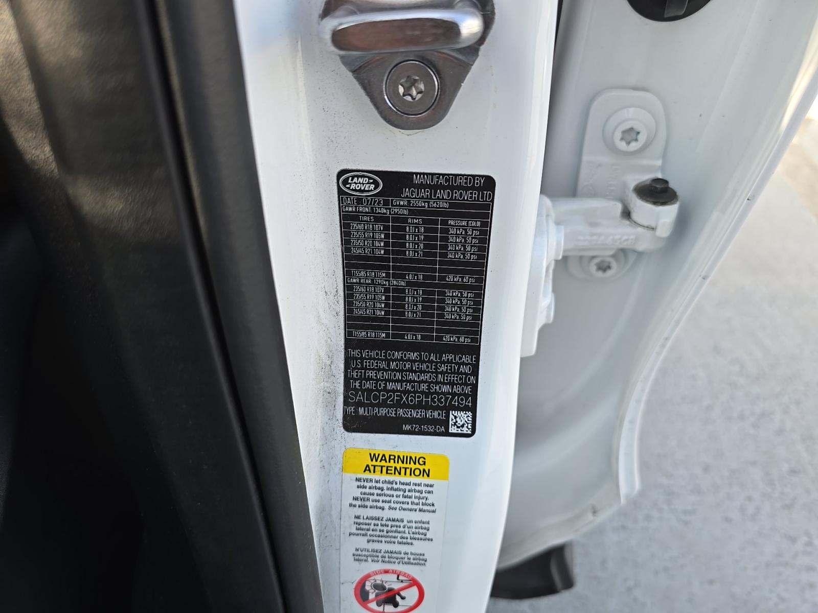 2023 Land Rover Discovery Sport SE AWD