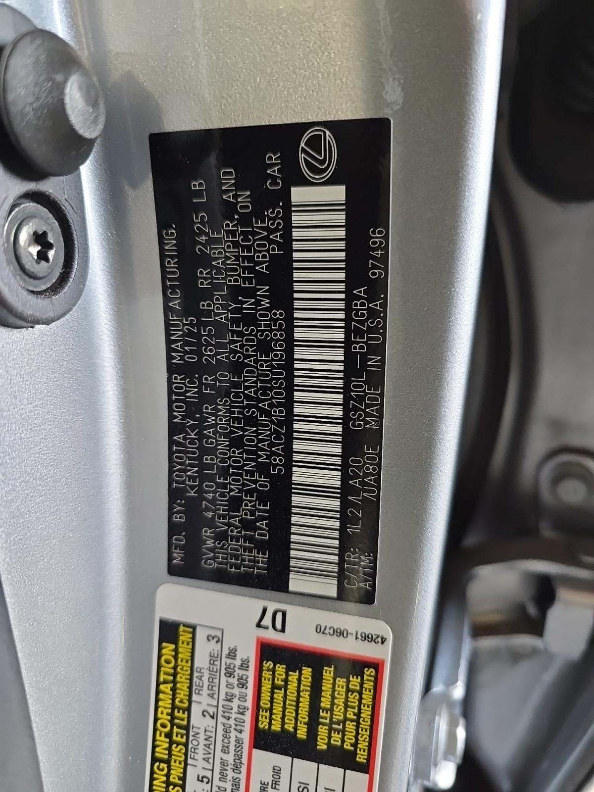 2025 Lexus ES ES 350 FWD