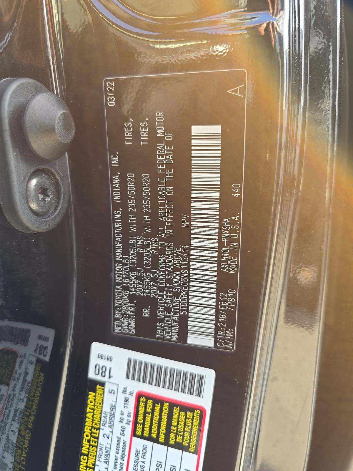 2022 Toyota Sienna XSE FWD