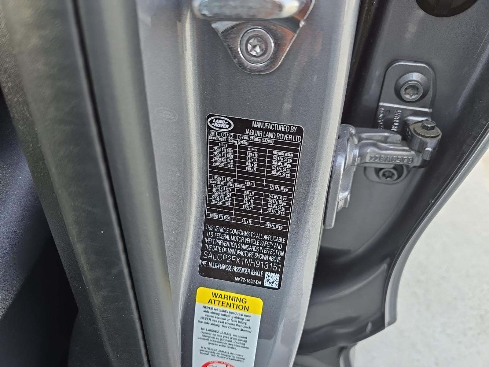 2022 Land Rover Discovery Sport SE AWD