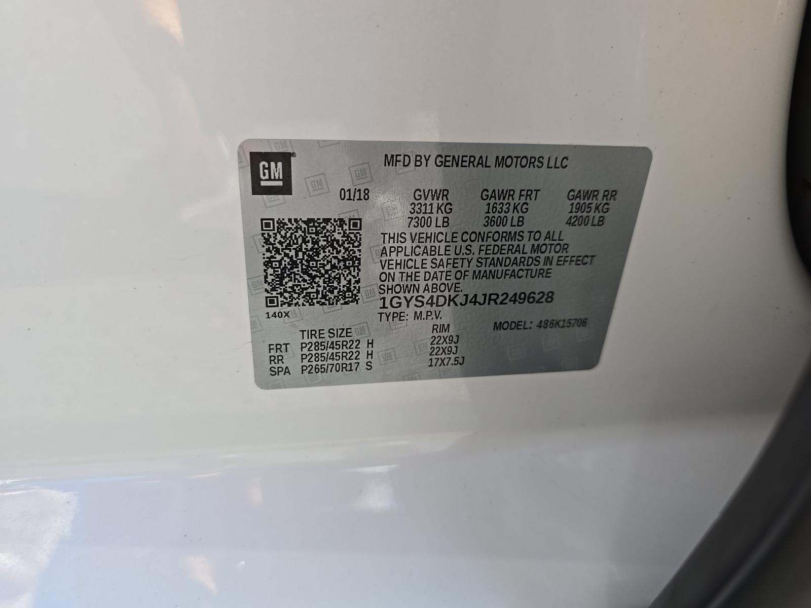 2018 Cadillac Escalade Platinum AWD