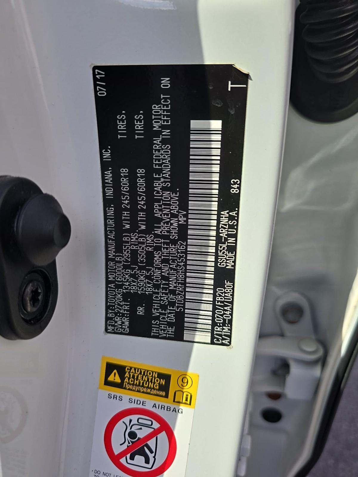 2017 Toyota Highlander LE AWD