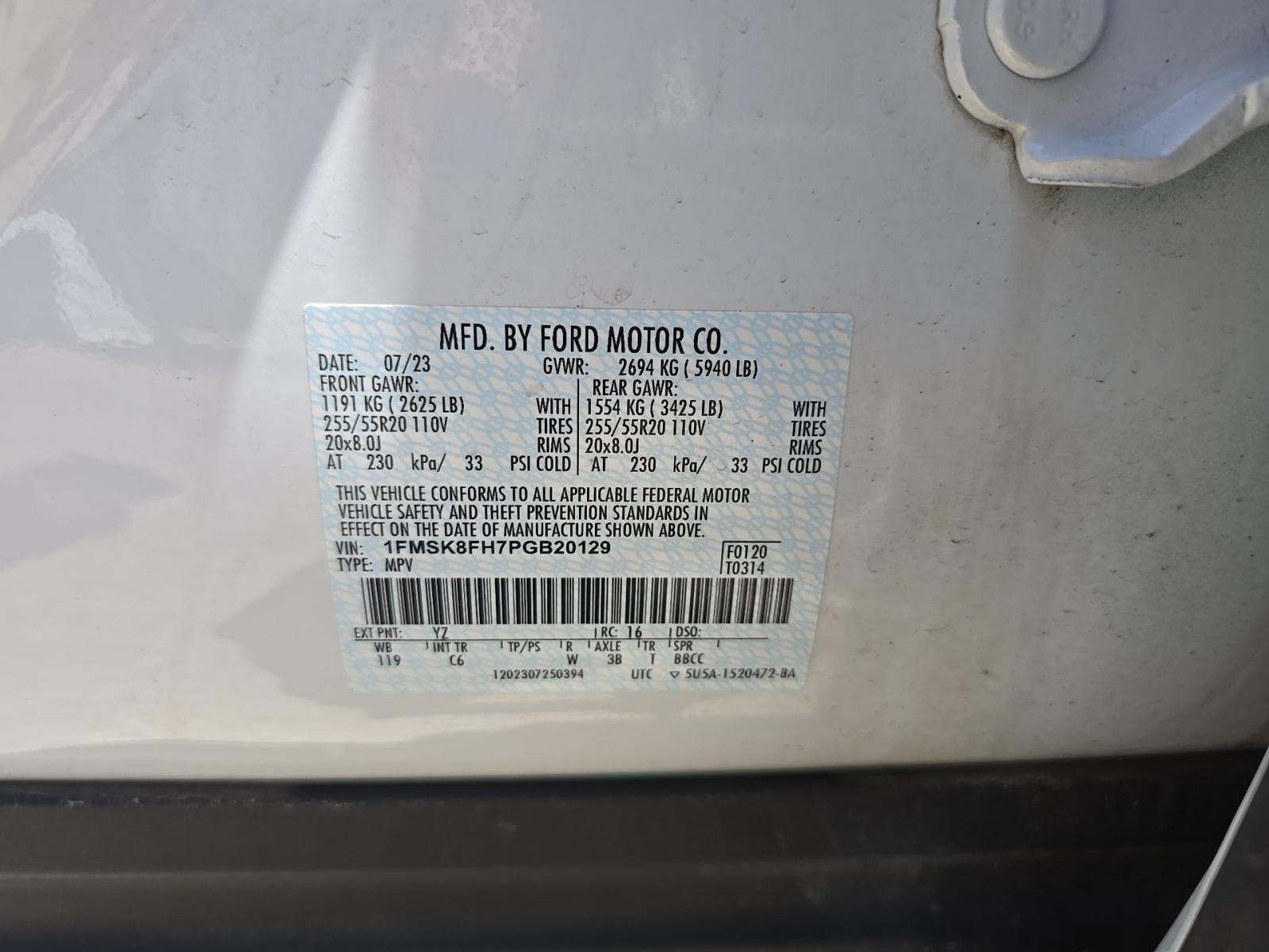 2023 Ford Explorer Limited AWD
