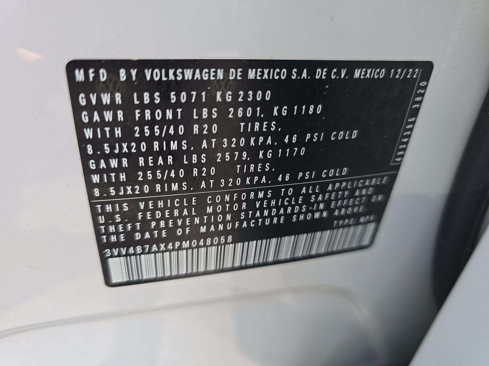 2023 Volkswagen Tiguan 2.0T SEL R-Line AWD