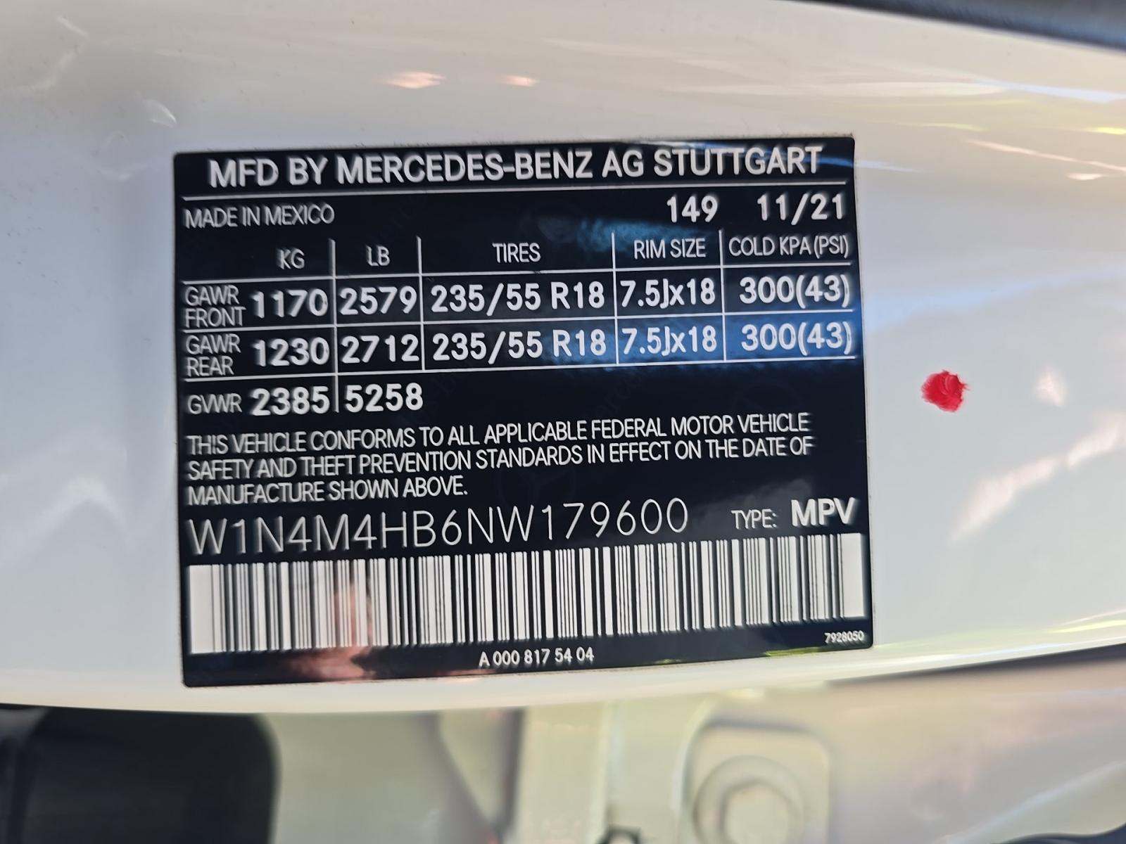 2022 Mercedes-Benz GLB GLB 250 AWD