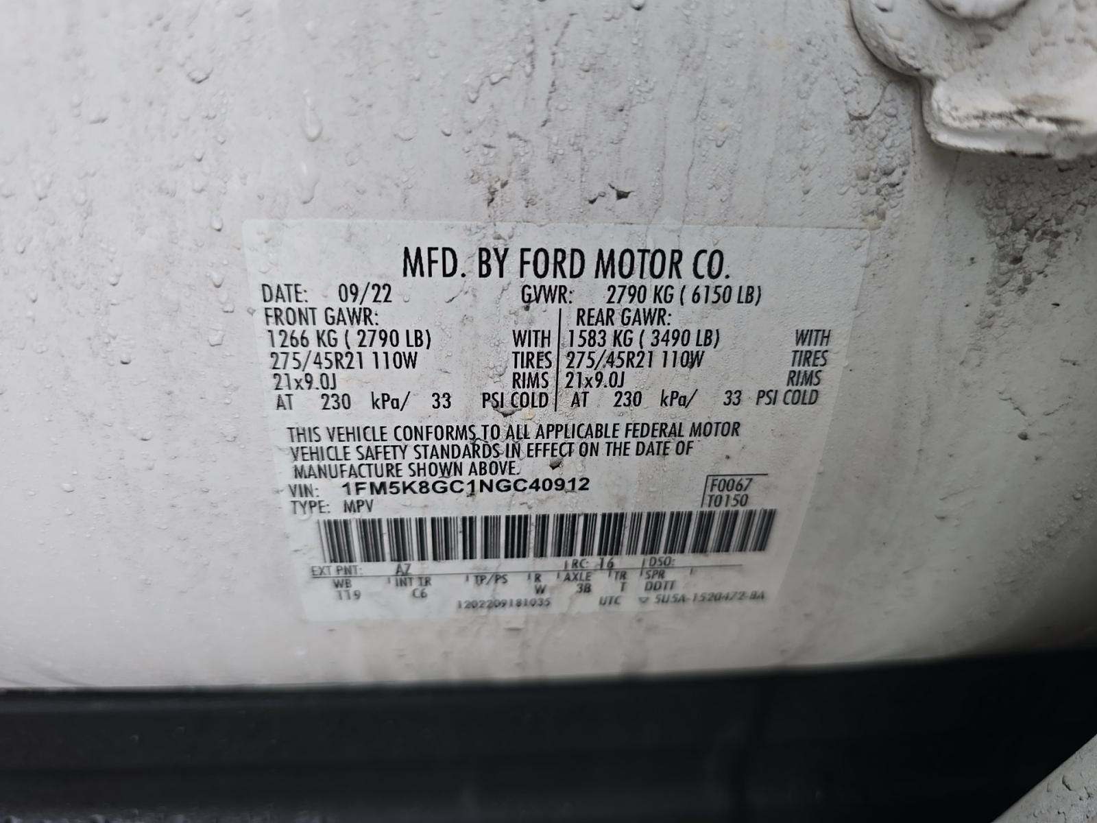 2022 Ford Explorer ST AWD