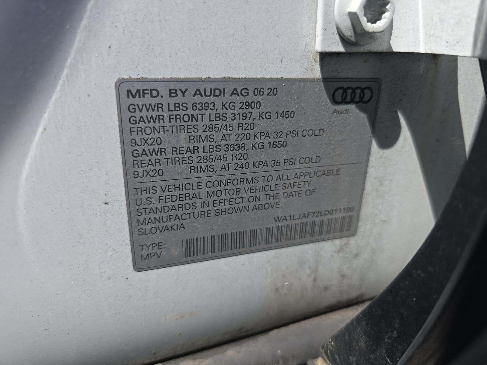 2020 Audi Q7 2.0T Premium Plus AWD