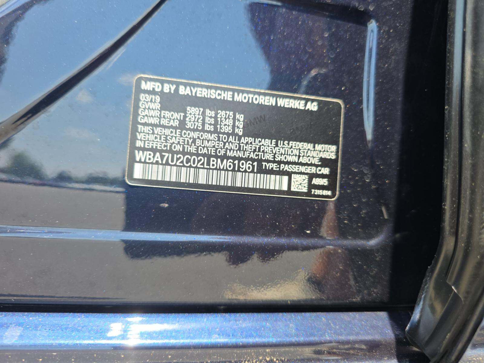 2020 BMW 7 Series 750i xDrive AWD