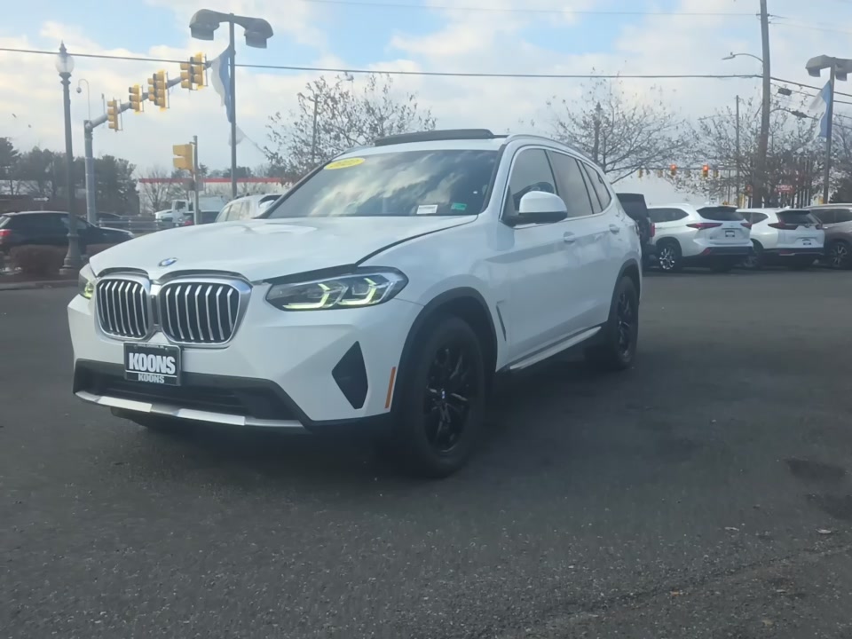 2022 BMW X3 Sports Activity Vehicle xDrive30i