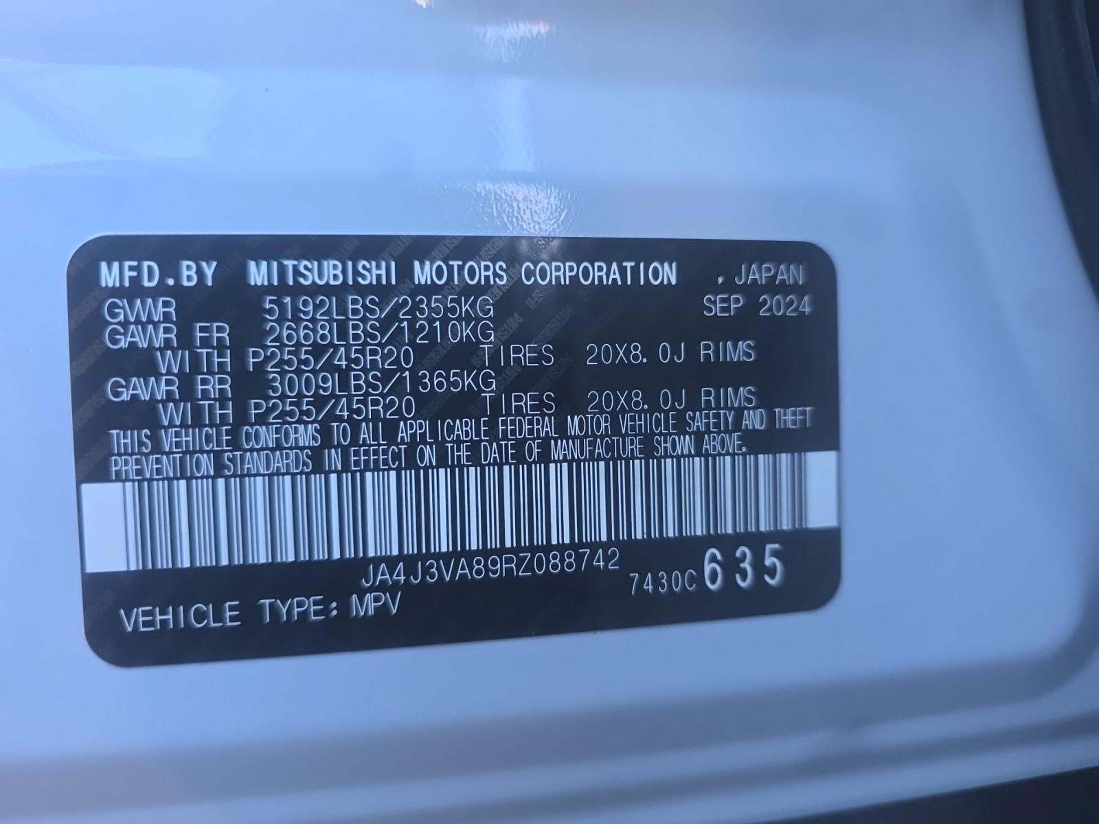 2024 Mitsubishi Outlander SE FWD