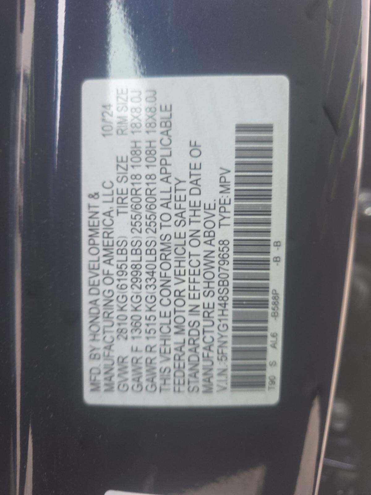 2025 Honda Pilot EX-L AWD