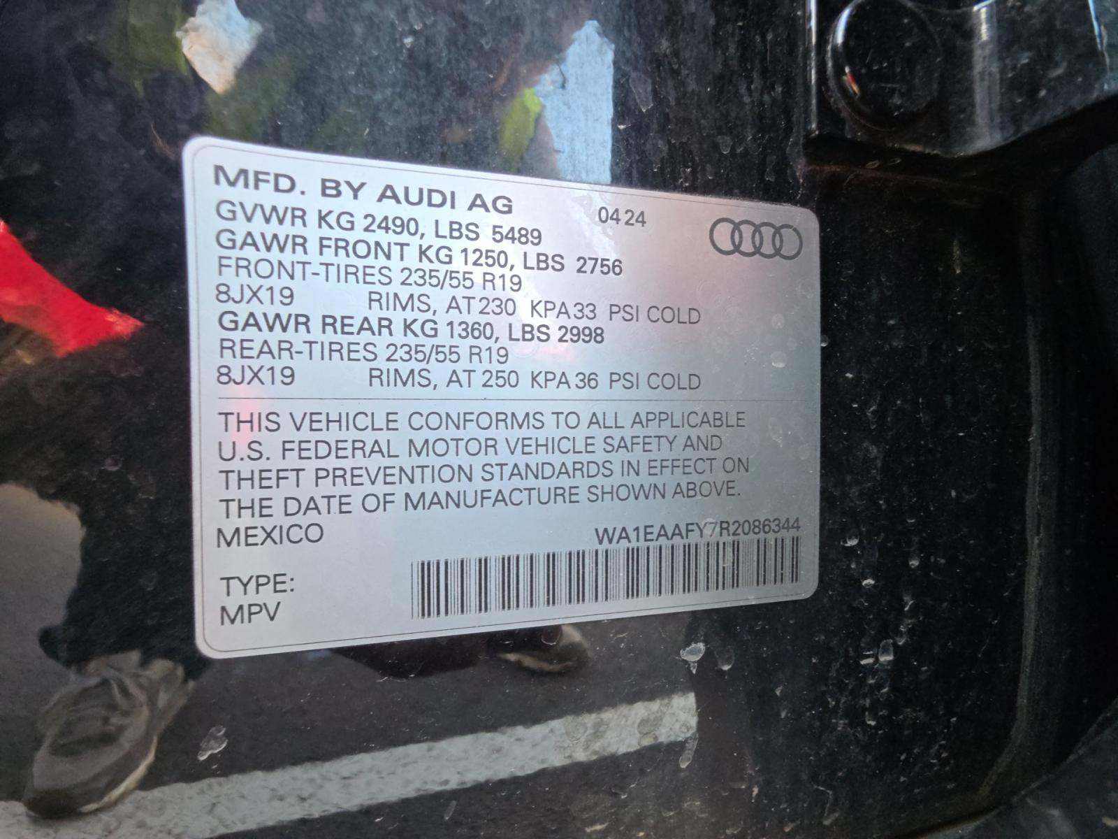 2024 Audi Q5 S line Premium Plus AWD