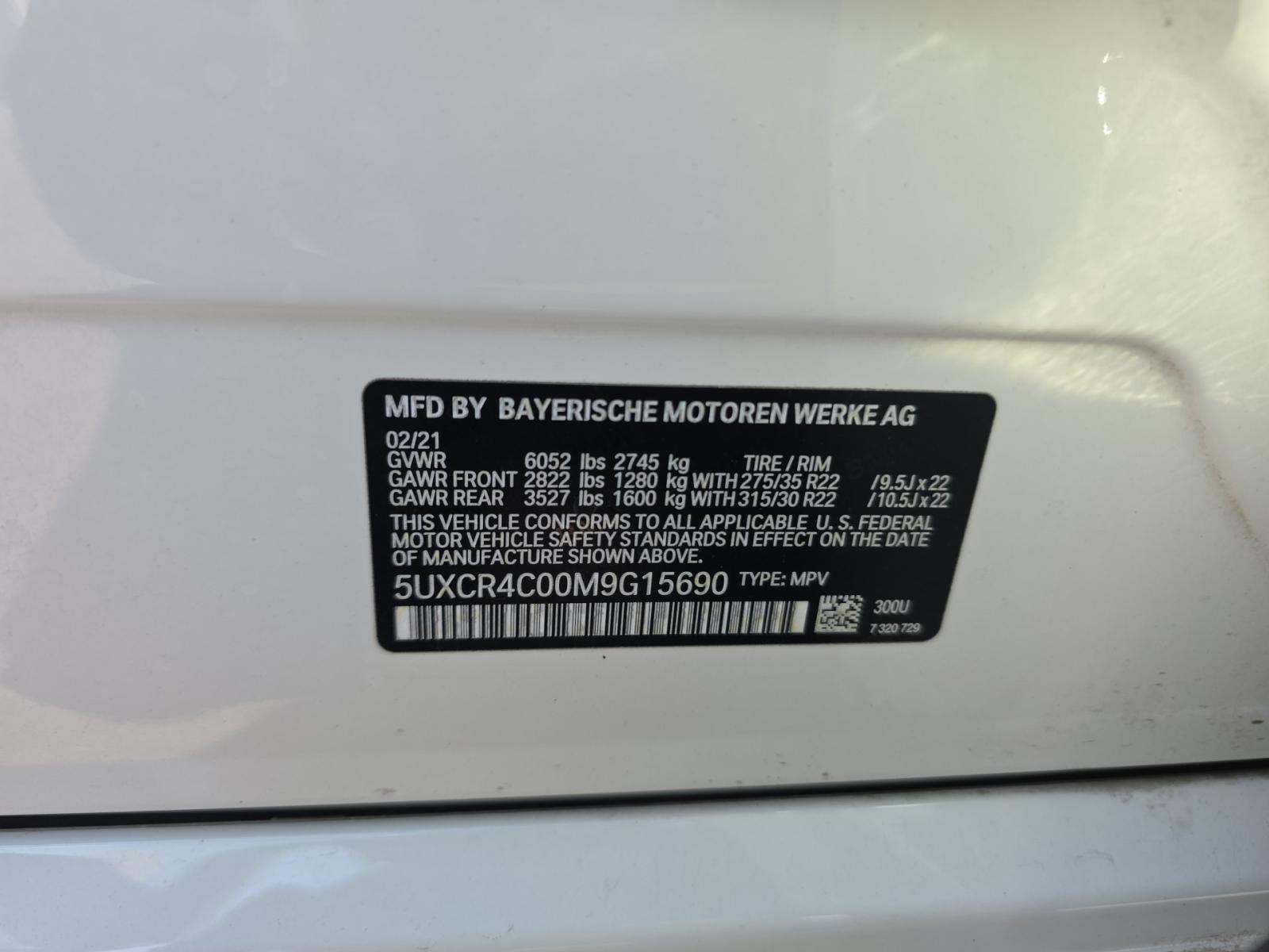 2021 BMW X5 sDrive40i RWD