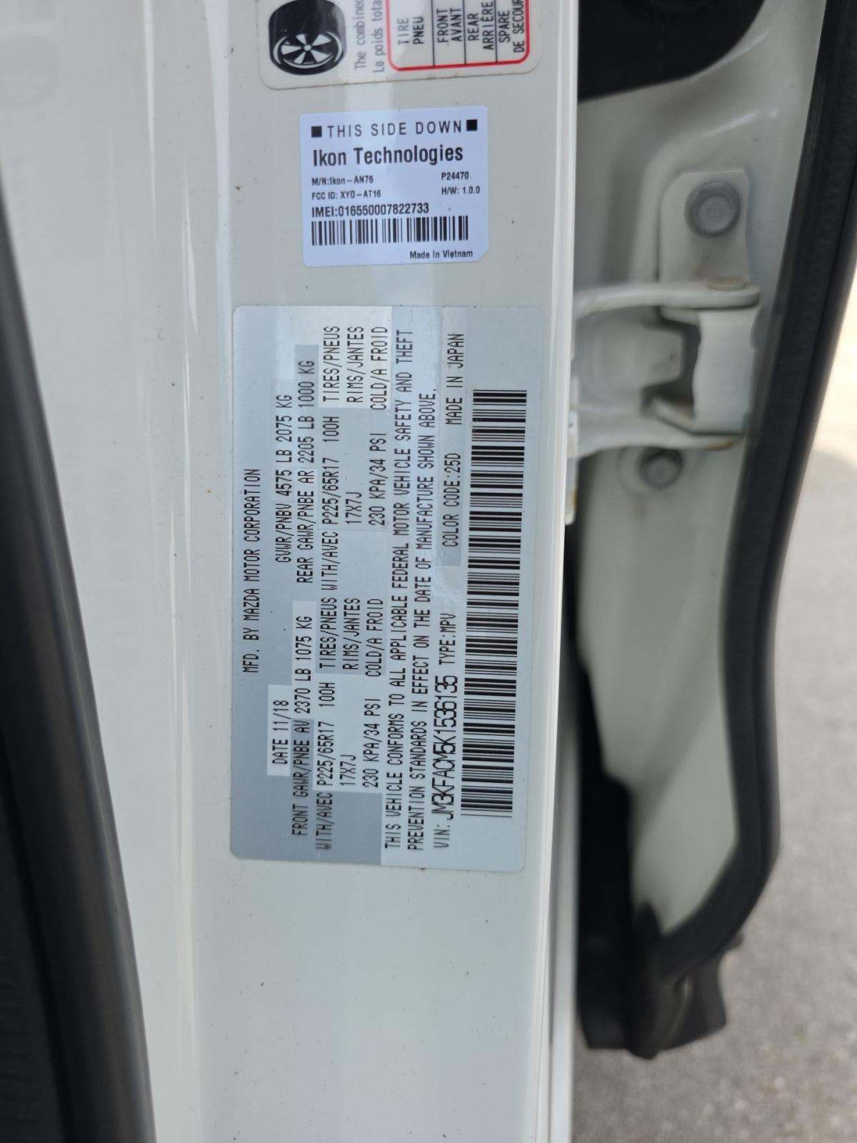 2019 MAZDA CX-5 Touring FWD