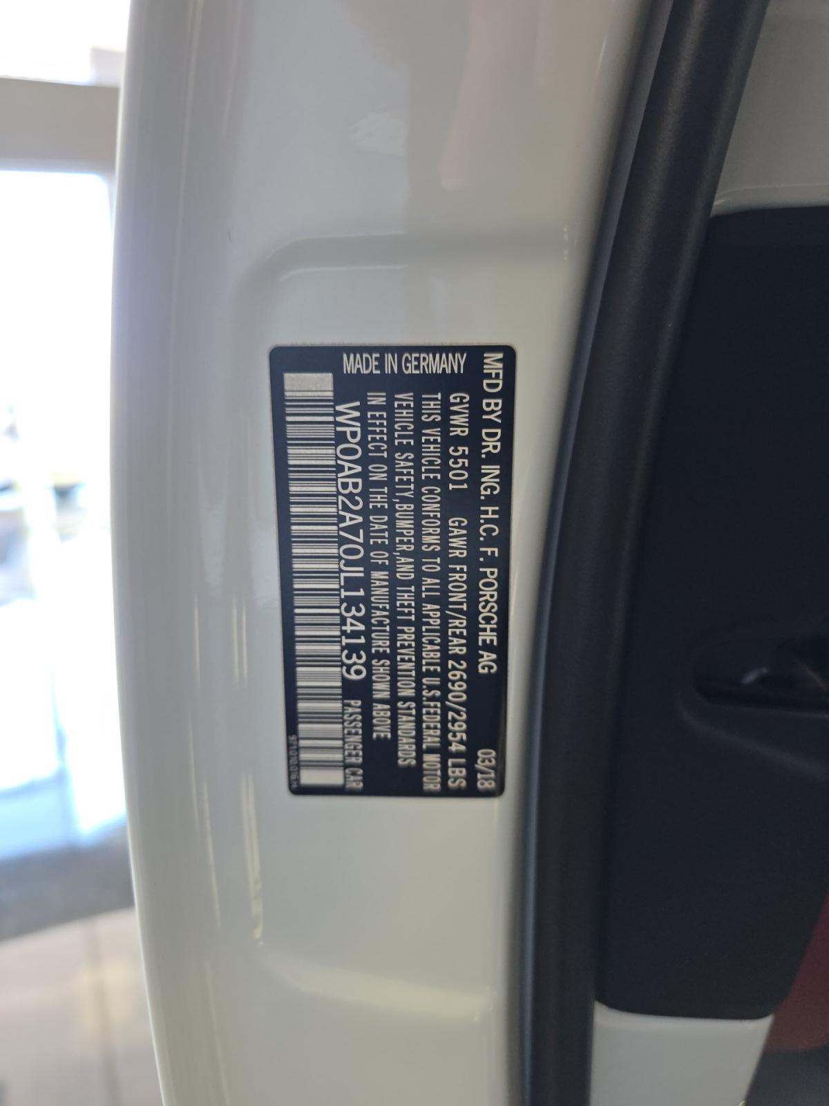 2018 Porsche Panamera 4S AWD