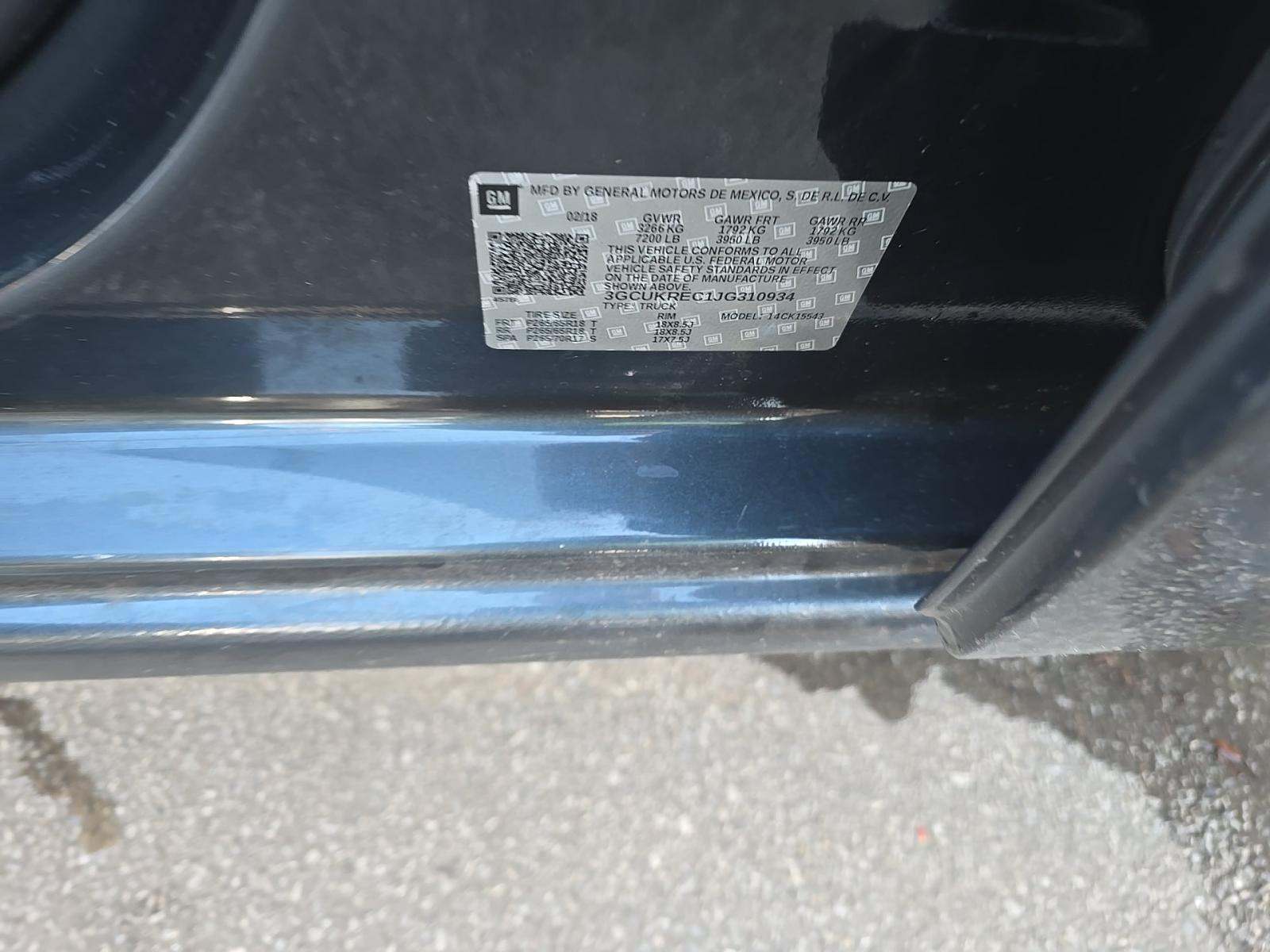 2018 Chevrolet Silverado 1500 LT Z71 AWD