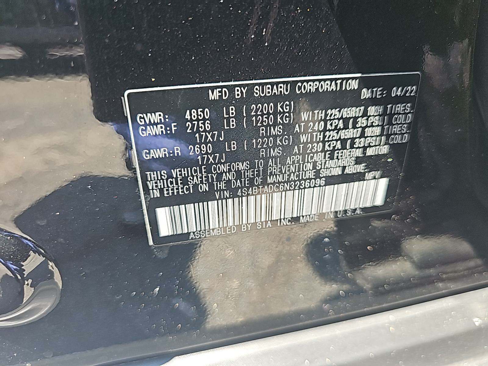 2022 Subaru Outback Premium AWD