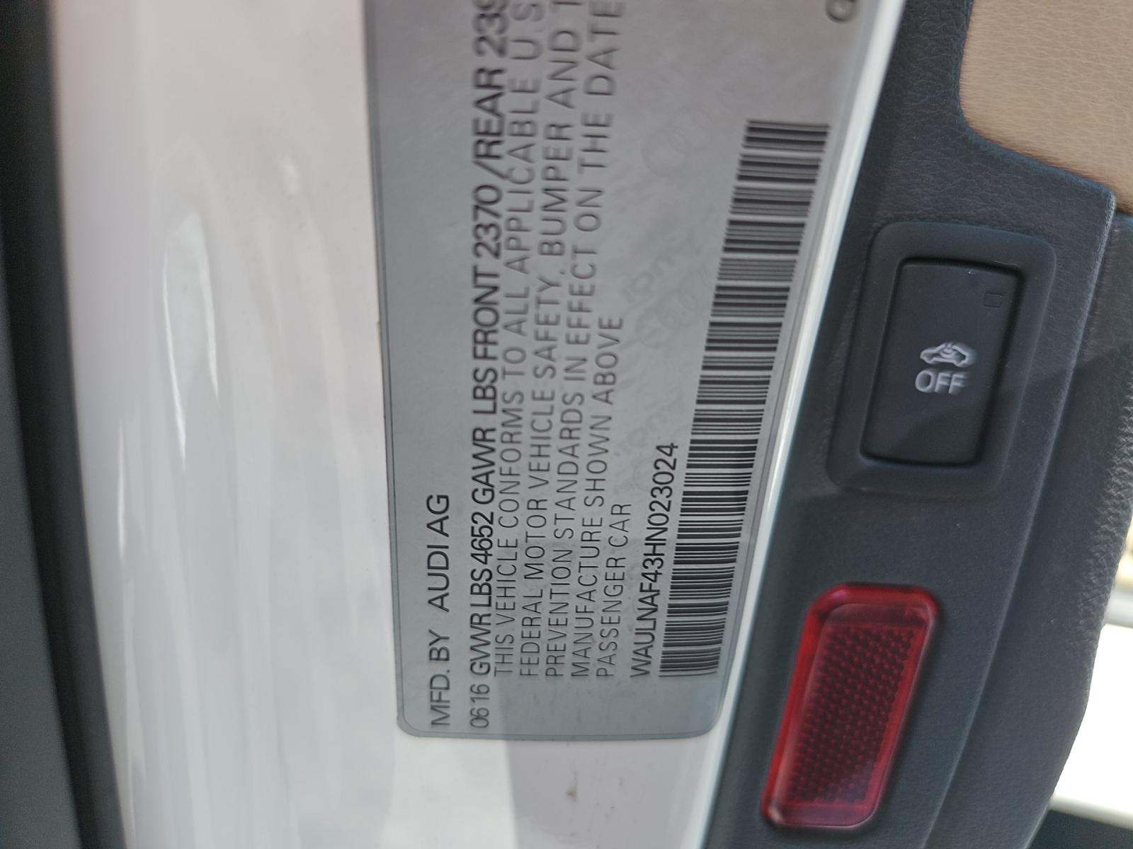 2017 Audi A4 Premium Plus FWD