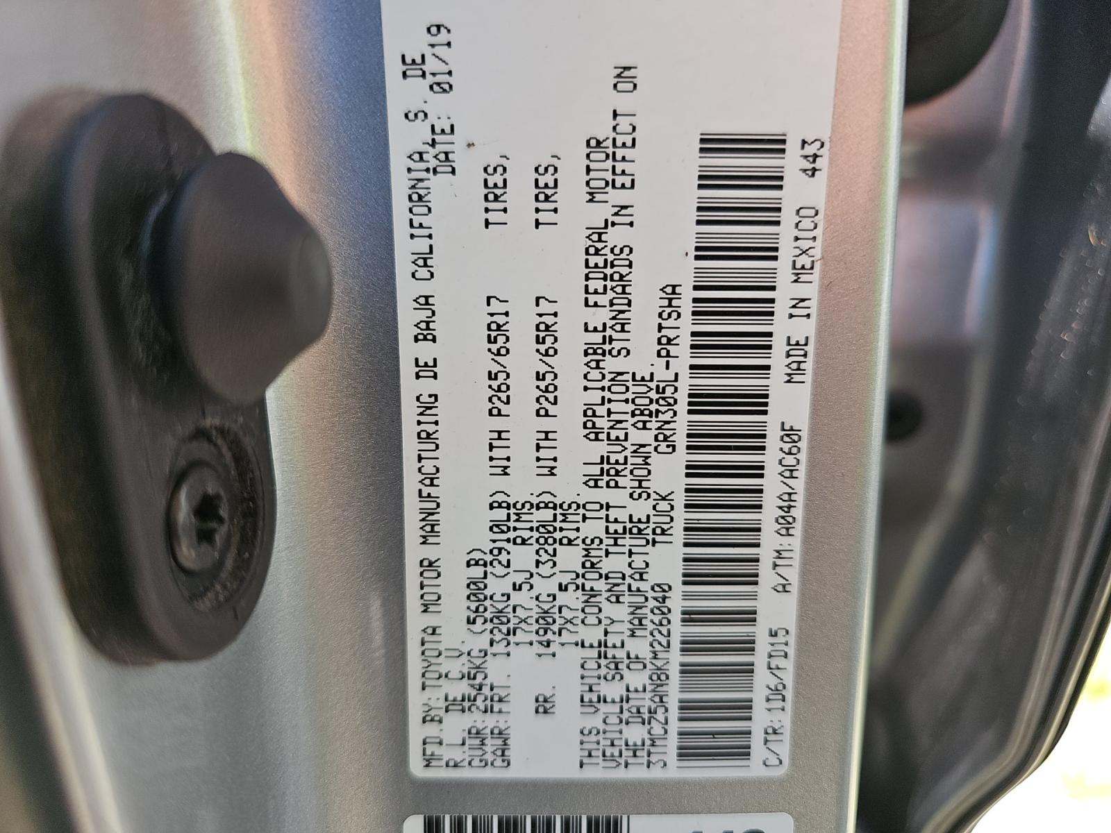 2019 Toyota Tacoma TRD Sport AWD