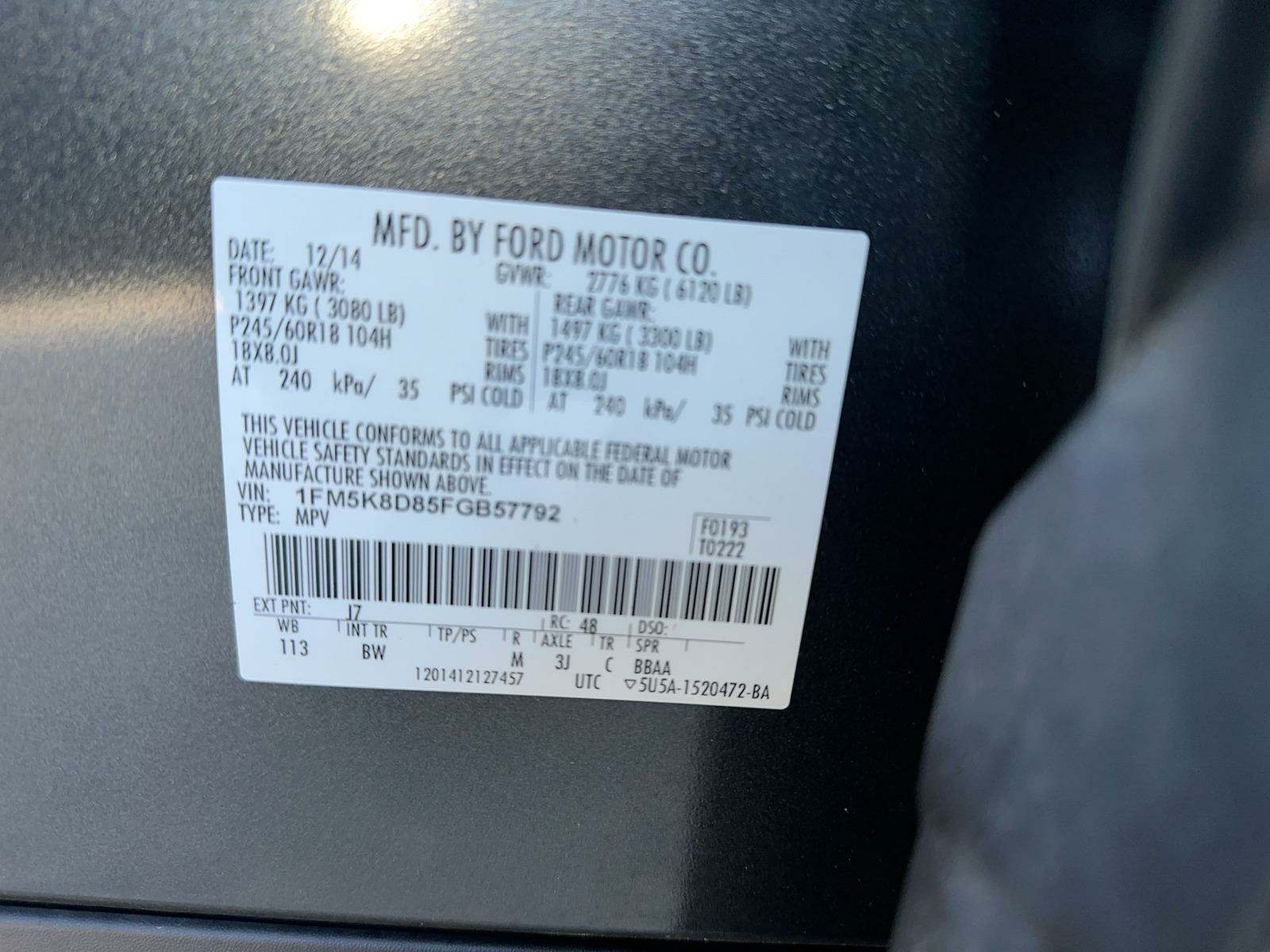 2015 Ford Explorer XLT AWD